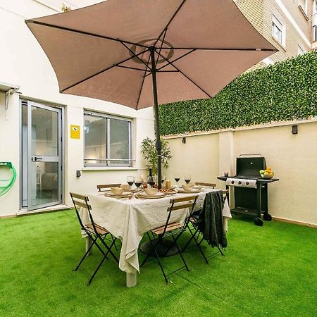 Bajo Urbano Boutique En Carlos Haya Con Terraza Y Parking 말라가 외부 사진