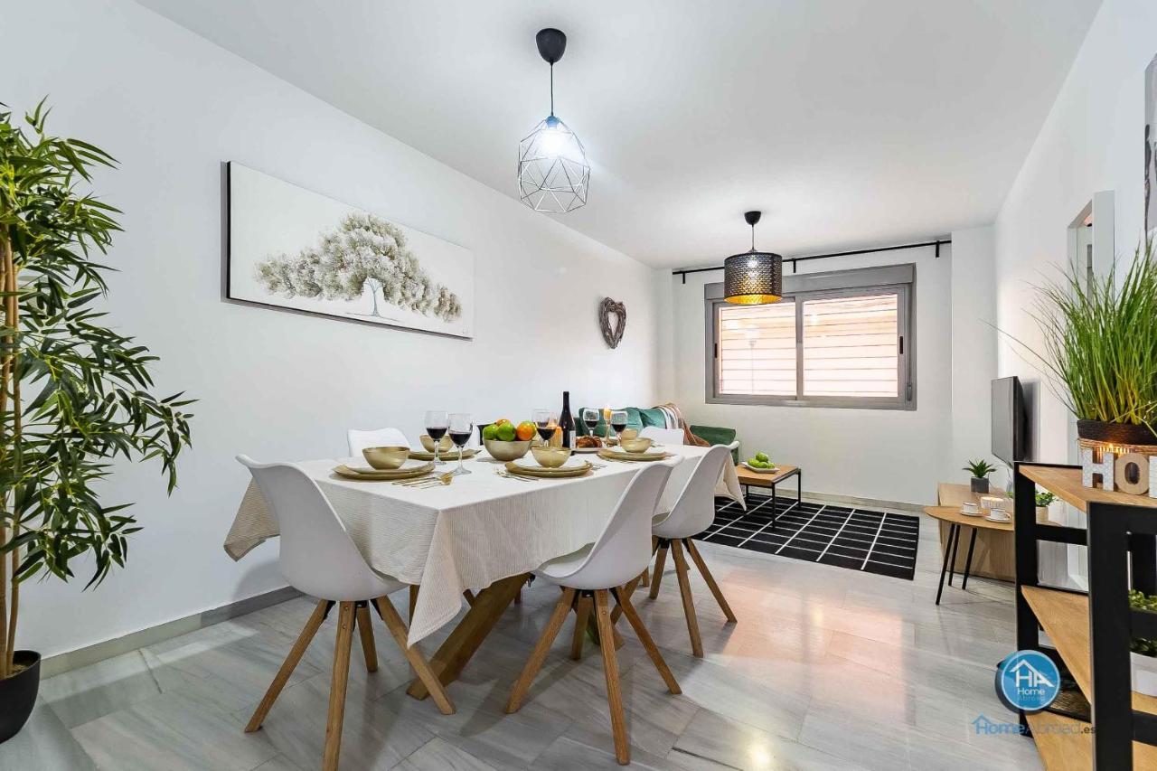 Bajo Urbano Boutique En Carlos Haya Con Terraza Y Parking 말라가 외부 사진