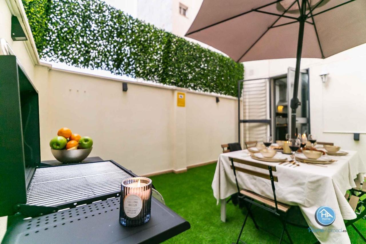 Bajo Urbano Boutique En Carlos Haya Con Terraza Y Parking 말라가 외부 사진